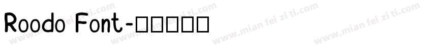 Roodo Font字体转换